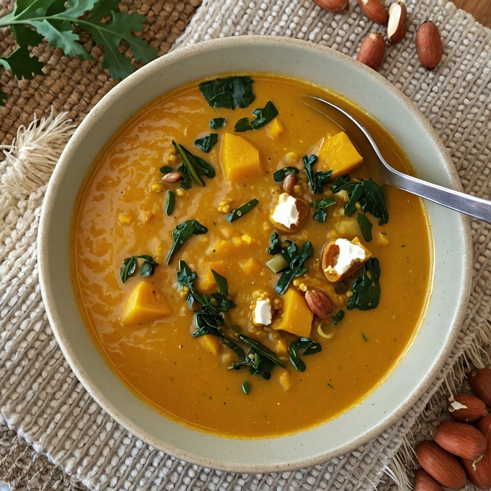 Butternut Squash Lentil Soup