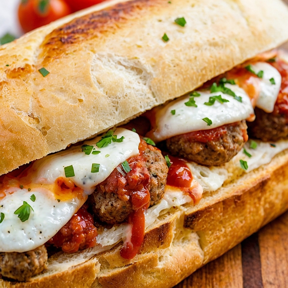 Turkey meatball Subs recipe