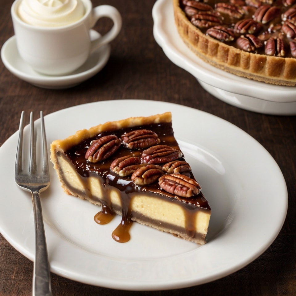 Chocolate Pecan Pie Cheesecake