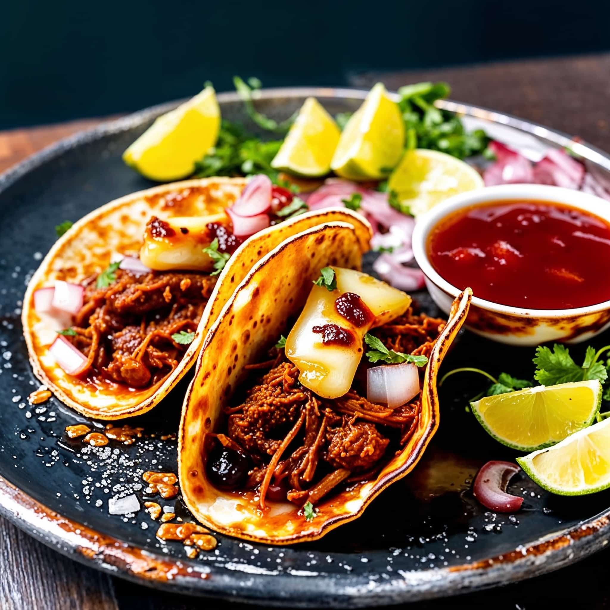 What are birria tacos made of?